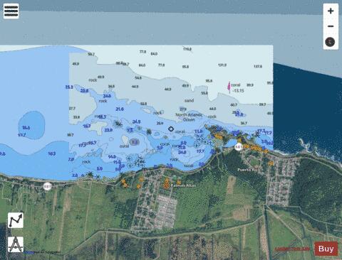 PUERTO PALMAS ALTAS Marine Chart - Nautical Charts App - Satellite