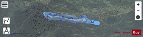 Buck  Spider  Lake depth contour Map - i-Boating App - Satellite