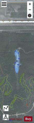 Campbell Point Lake depth contour Map - i-Boating App - Satellite