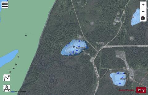 Green Lake  Anchorage depth contour Map - i-Boating App - Satellite