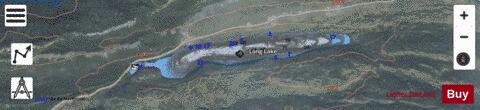 Long Lake (Mile 86 Glenn Highway) depth contour Map - i-Boating App - Satellite