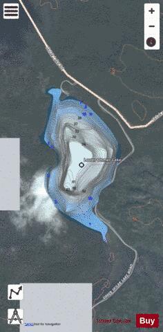 Lower Ohmer Lake depth contour Map - i-Boating App - Satellite