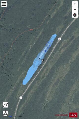 Mile 180 Lake depth contour Map - i-Boating App - Satellite