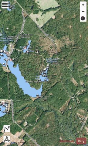 Boyle Lake Number Four depth contour Map - i-Boating App - Satellite