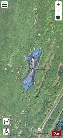 Leadmine Pond depth contour Map - i-Boating App - Satellite