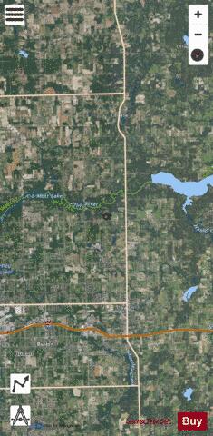 Buell + Hasler + Otter + Potter Lake depth contour Map - i-Boating App - Satellite