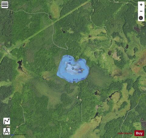 Starry Lake depth contour Map - i-Boating App - Satellite