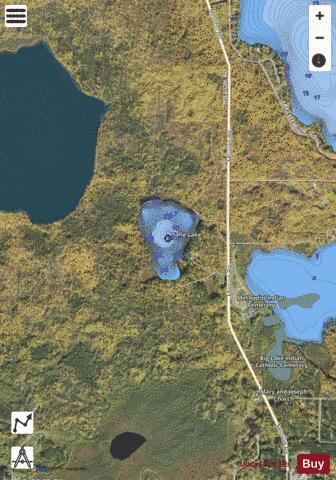 Sofie Lake depth contour Map - i-Boating App - Satellite