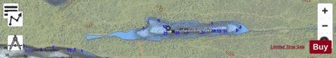 Spaulding Lake depth contour Map - i-Boating App - Satellite