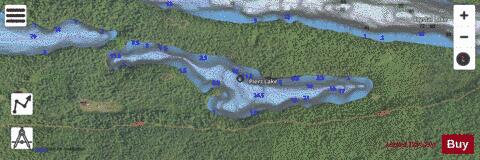 Pierz Lake depth contour Map - i-Boating App - Satellite