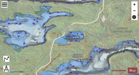 Wampus Lake depth contour Map - i-Boating App - Satellite