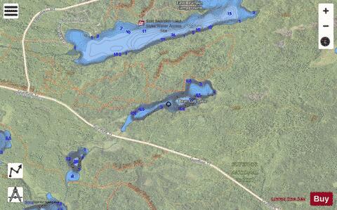 Bear Cub Lake depth contour Map - i-Boating App - Satellite