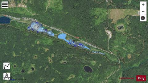 Little Gulch Lakes depth contour Map - i-Boating App - Satellite
