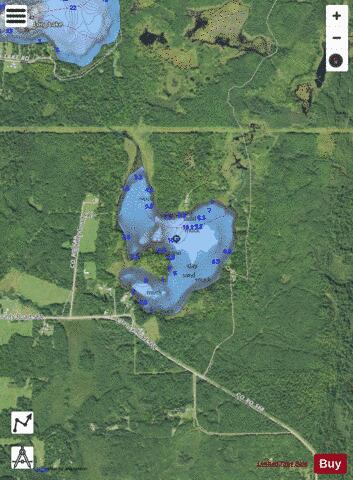 Libby Lake depth contour Map - i-Boating App - Satellite