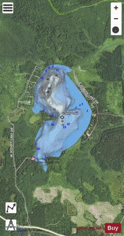 Scooty Lake depth contour Map - i-Boating App - Satellite