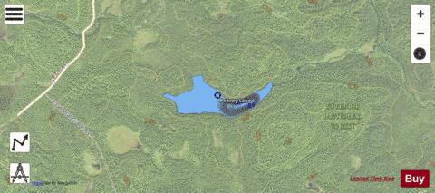 Peavey Lake depth contour Map - i-Boating App - Satellite