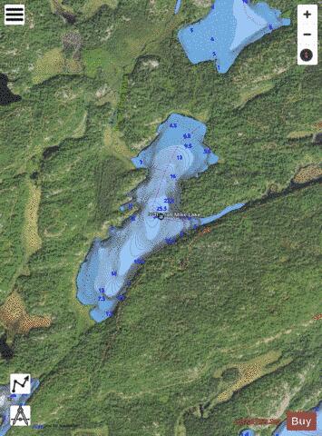 Tin Can Mike Lake depth contour Map - i-Boating App - Satellite