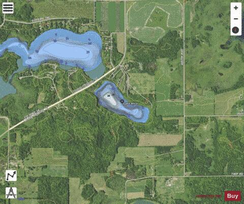 Lake Alice depth contour Map - i-Boating App - Satellite