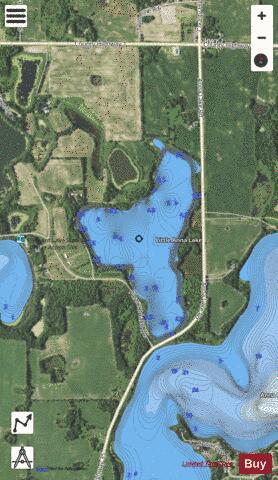 Little Anna Lake depth contour Map - i-Boating App - Satellite
