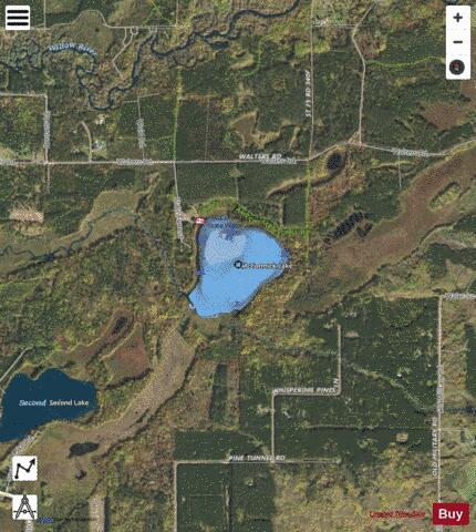 McCormick Lake depth contour Map - i-Boating App - Satellite