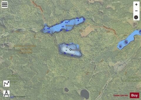 Soroll Lake depth contour Map - i-Boating App - Satellite