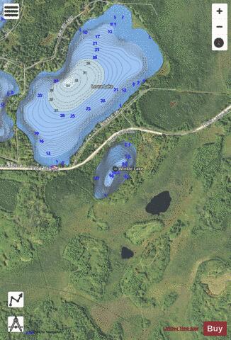 Winkle Lake depth contour Map - i-Boating App - Satellite