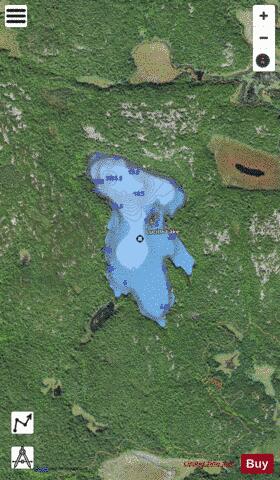 Lucille Lake depth contour Map - i-Boating App - Satellite