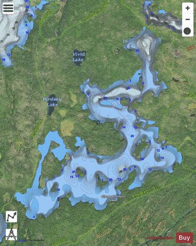 Lake Disappointment depth contour Map - i-Boating App - Satellite
