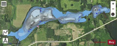 Lake Jolly Ann depth contour Map - i-Boating App - Satellite