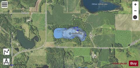 Sunfish Lake depth contour Map - i-Boating App - Satellite