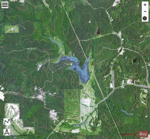 Tishkill Lake depth contour Map - i-Boating App - Satellite
