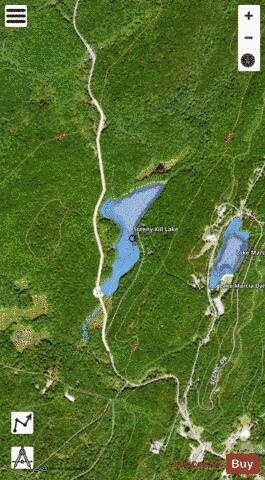 Steenykill Lake depth contour Map - i-Boating App - Satellite