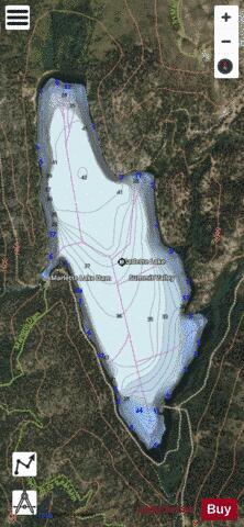 Marlette Lake depth contour Map - i-Boating App - Satellite