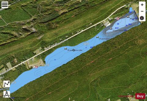Mauch Chunk Lake depth contour Map - i-Boating App - Satellite