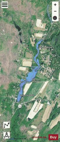 Glen Rock Reservoir depth contour Map - i-Boating App - Satellite