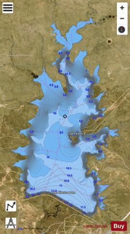 Lake Electra depth contour Map - i-Boating App - Satellite