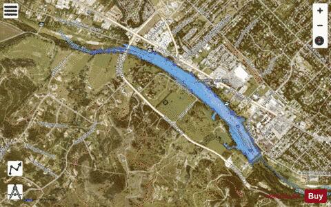 Nimitz Lake depth contour Map - i-Boating App - Satellite