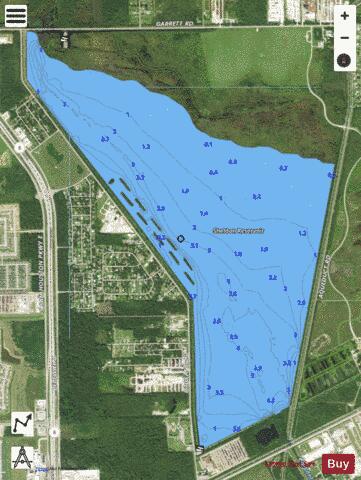 Sheldon Reservoir depth contour Map - i-Boating App - Satellite