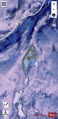 Buck Lake Nbsp Woodbury depth contour Map - i-Boating App - Satellite