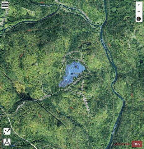 Cole Pond Nbsp Jamaica depth contour Map - i-Boating App - Satellite