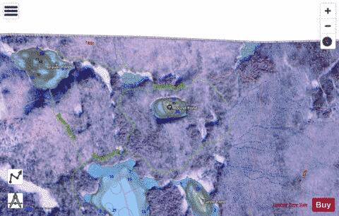 Round Pond Holland depth contour Map - i-Boating App - Satellite