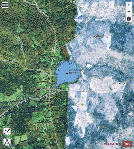 Star Lake Mount Holly depth contour Map - i-Boating App - Satellite