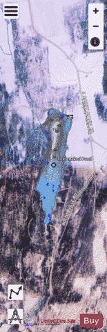 Ticklenaked Pond Ryegate depth contour Map - i-Boating App - Satellite