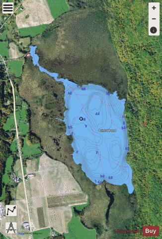 Winona Bristol depth contour Map - i-Boating App - Satellite
