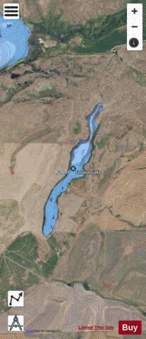 Feustal Lake,  Spokane County depth contour Map - i-Boating App - Satellite
