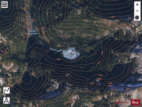 Jug Lake,  Skagit County depth contour Map - i-Boating App - Satellite