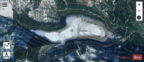 Lost Lake,  Kittitas County depth contour Map - i-Boating App - Satellite