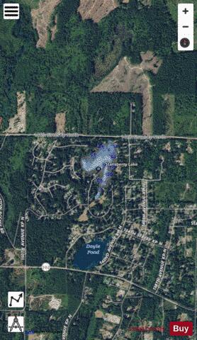 Stansberry Lake depth contour Map - i-Boating App - Satellite