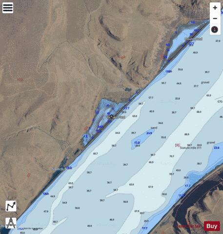 Yellepit Pond depth contour Map - i-Boating App - Satellite