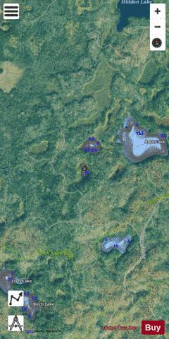 Lake Rock No. 1 depth contour Map - i-Boating App - Satellite